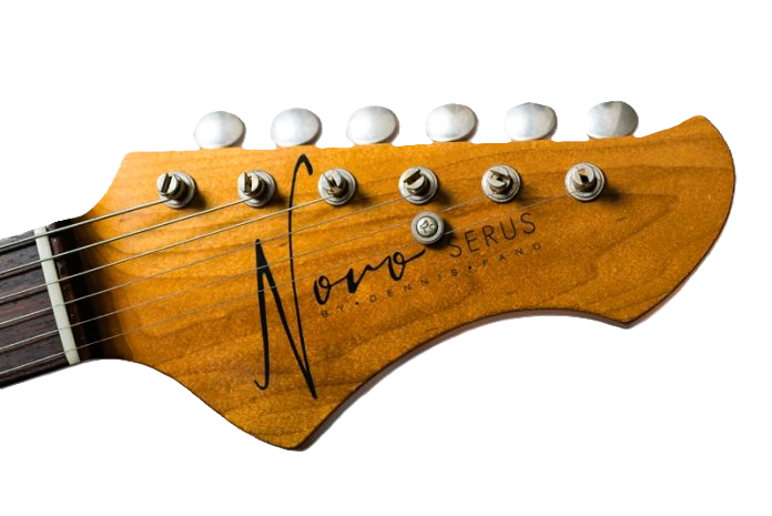 Novo Serus Guitar Headstock